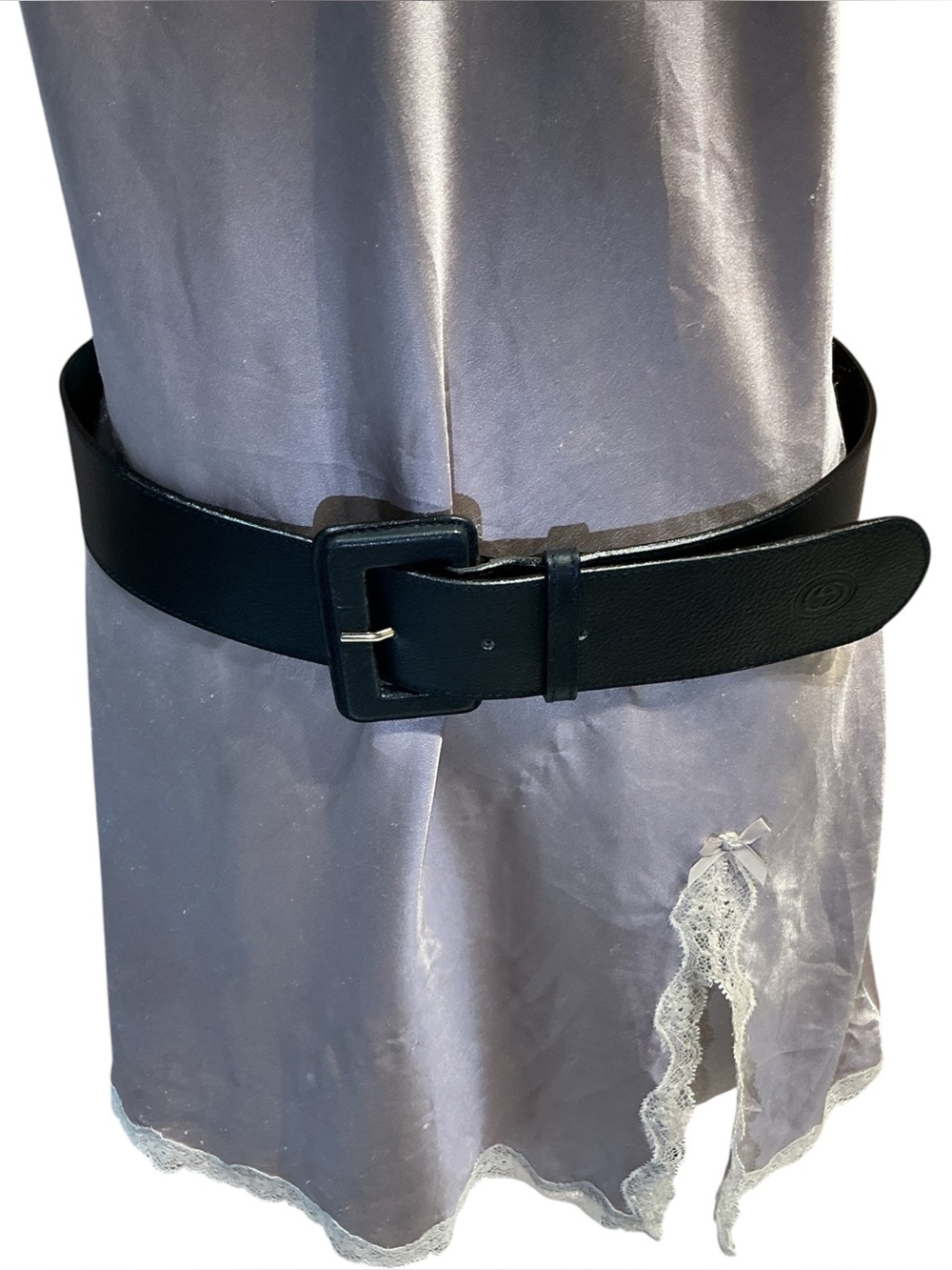 Vintage 1980’s Gucci Leather Wide Waist Belt